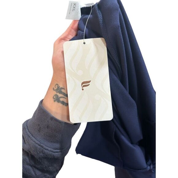 NWT NEW Fabletics Navy Blue Ponte Kick Flare Pant High-Rise XXL Y2K - Picture 9 of 14